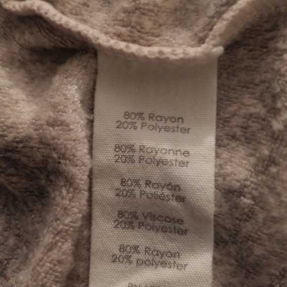 PJ Salvage lily rose print Heathered light pink with black roses M NWT - Picture 6 of 6